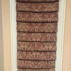 4 Elegant Paisley Roman Shades